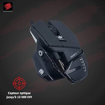 Amazon.co.jp: MAD CATZ Rat 6+ ゲーミングマウス ブラック : ゲーム